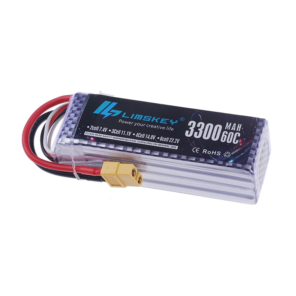 4S LiPo Battery 14.8V 3300mAh  - đánh giá và giá Drone Battery 4S