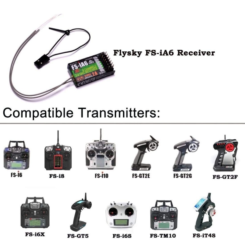 Flysky FS-IA6 Receiver 6CH Dua - đánh giá và giá Drone Battery Plate