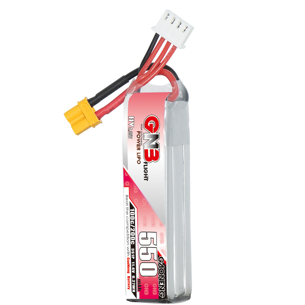 GNB HV 11.4V 550mAh 100C/200C  - đánh giá và giá Drone Battery Plate