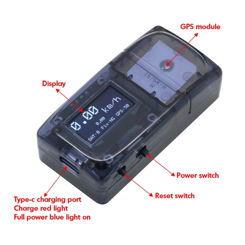 ZMR GPS Speedometer RC Drone T - đánh giá và giá Drone Battery Plate