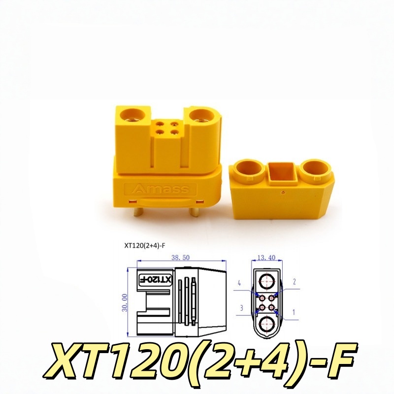 Amass Original XT120(2+4) Conn - đánh giá và giá Drone Battery High Voltage