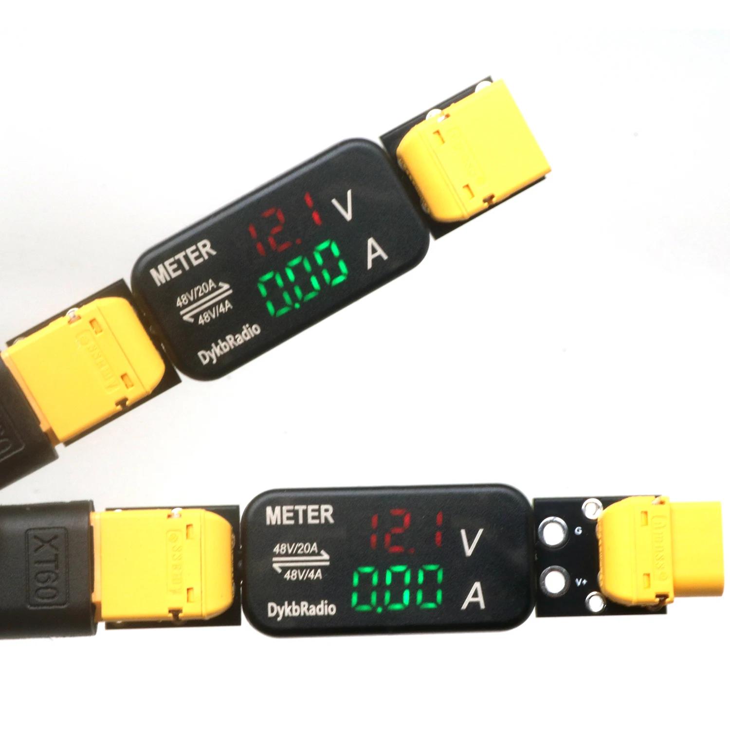 USB XT60 XT30 Voltmeter Ammete - đánh giá và giá Drone Battery Voltage Checker
