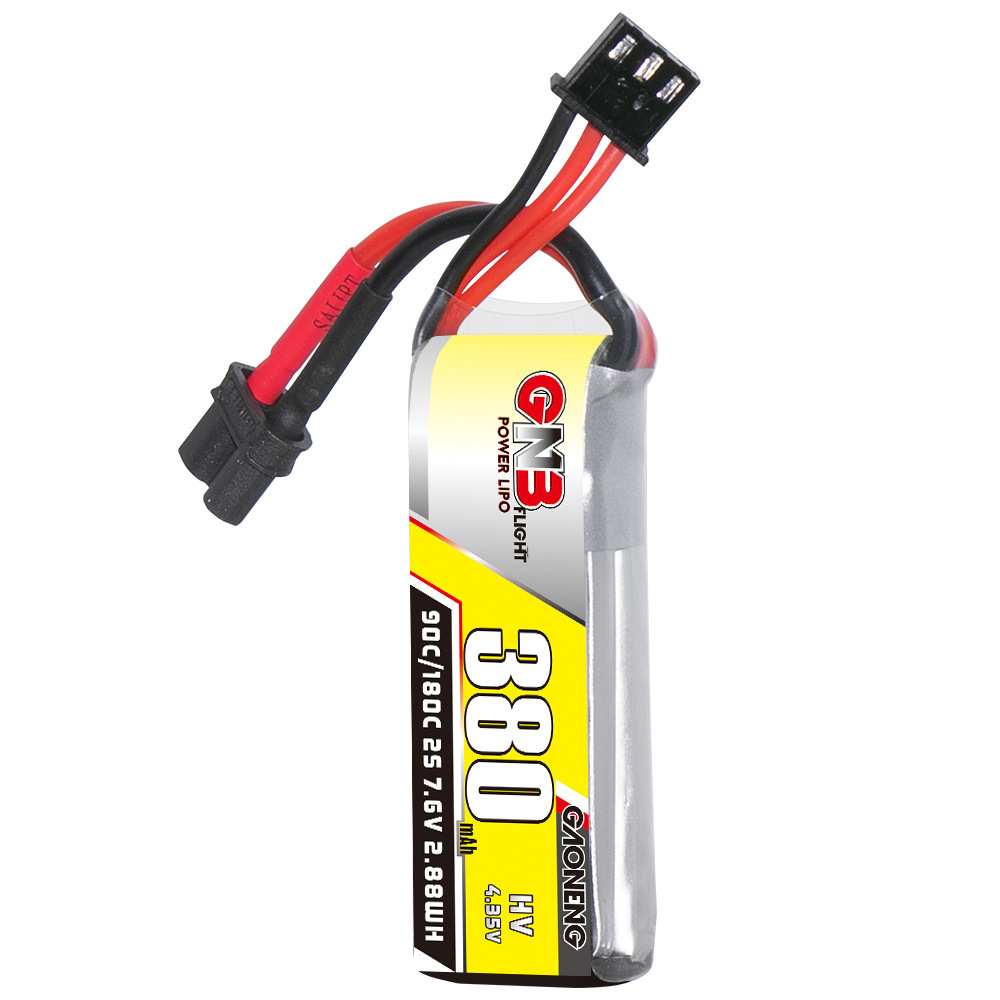 GNB 2S 7.6V 380mAh 90C/180C Li - đánh giá và giá Drone Battery Plate