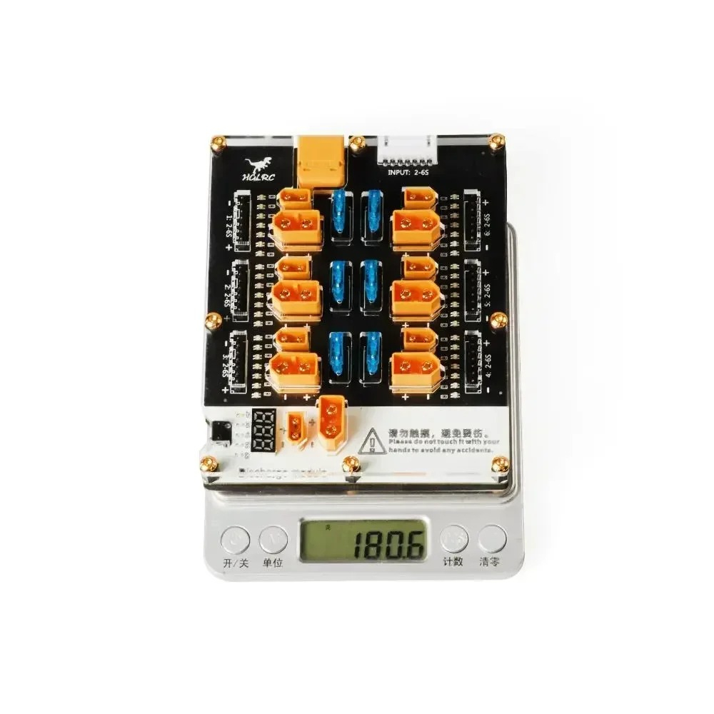 HGLRC Thor Pro 6 Port LiPo Bal - đánh giá và giá Drone Battery Parallel Board
