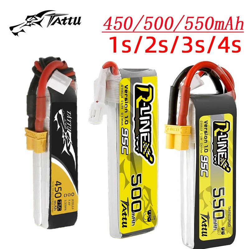 3Pcs NEW TATTU 450/500/550mAh  - đánh giá và giá Drone Battery Plate