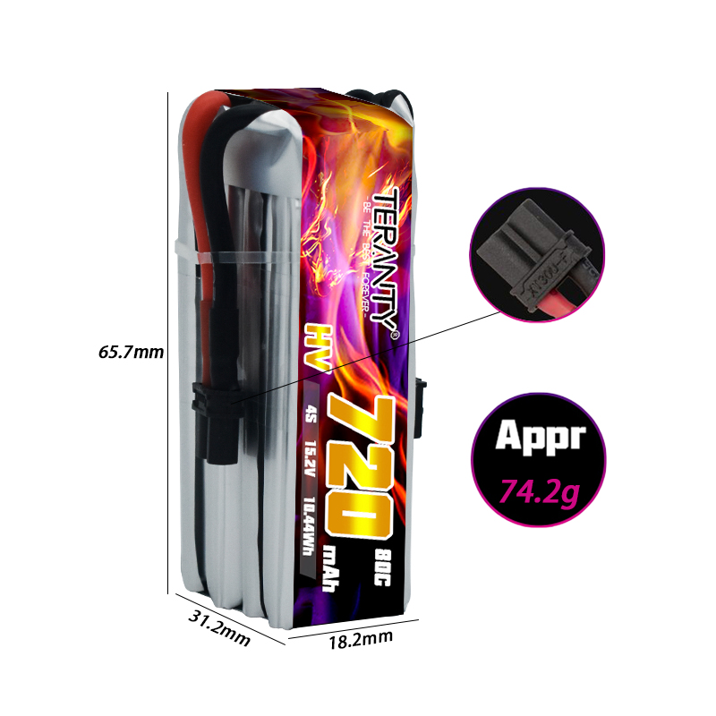 TERANTY 720mAh 4S 15.2V HV Lip - đánh giá và giá Drone Battery Plate